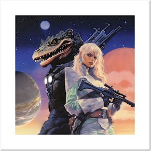 80s Sci-fi Bounty Hunters Posters and Art